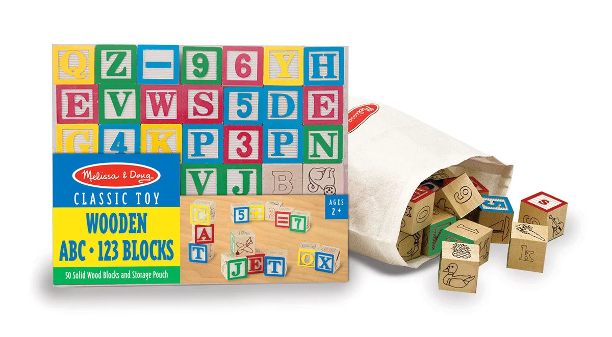 28. ABC 123 Wooden Blocks (Age 2 Years )