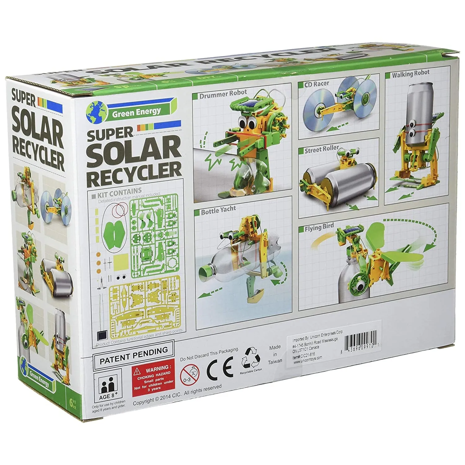 6-in-1 Solar Recycler: Create Solar-Powered Magic from Recycled Materials!