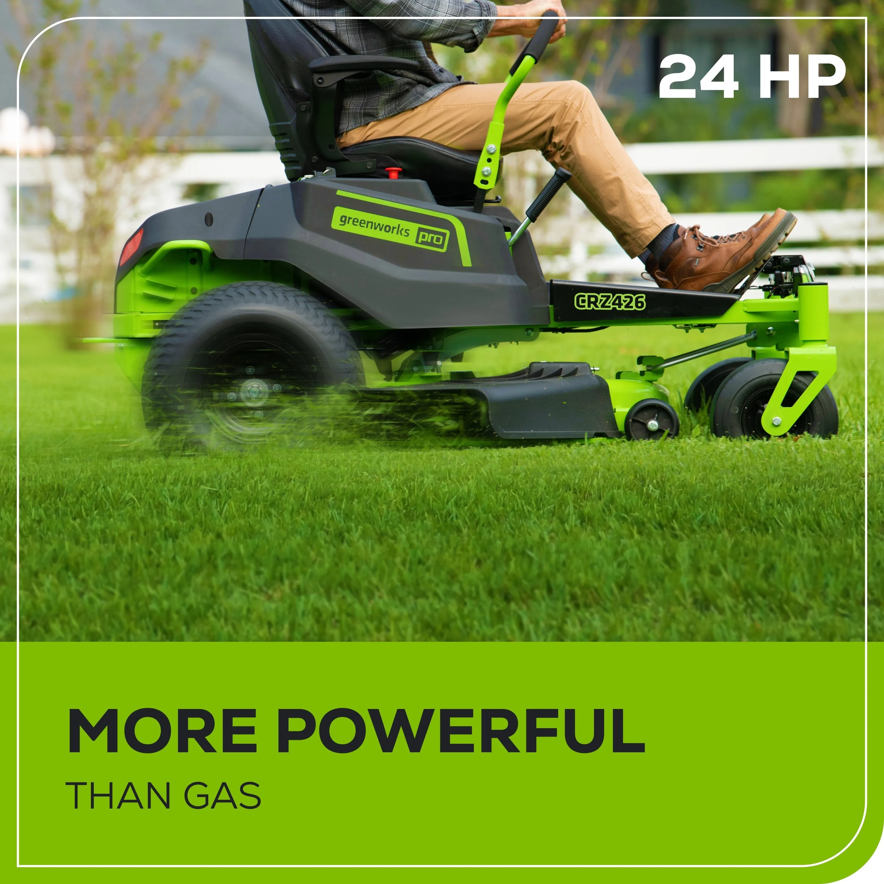 60V 42" Cordless Battery CrossoverZ Zero Turn Lawn Mower   Bagger w/ Six (6) 8.0Ah Batteries and Three (3) Dual Port Turbo Chargers