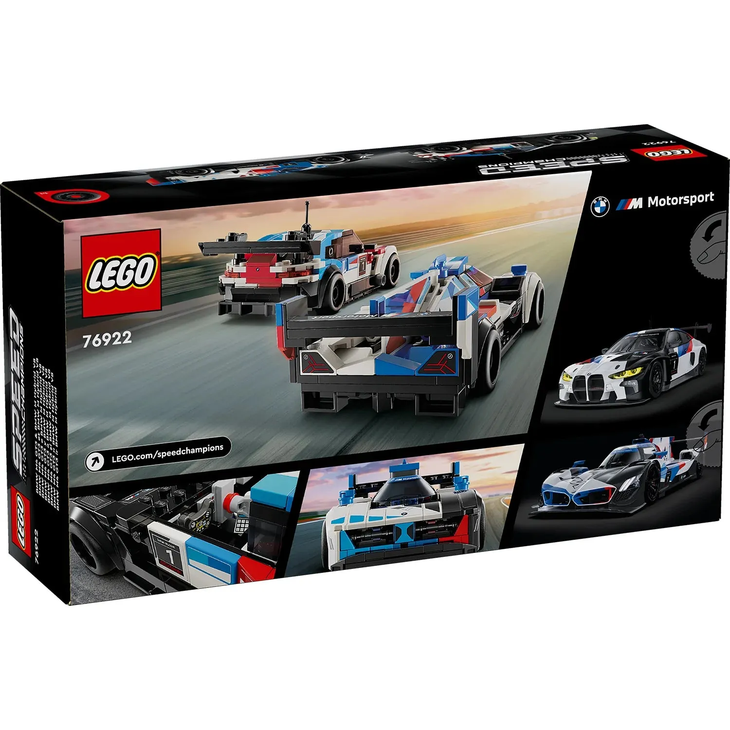 76922 LEGO SPEED BMW M4 GT3 & BMW M HYBRID V8 RACE CARS