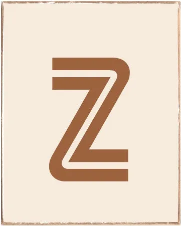 A-Z Decorative Wooden Blocks