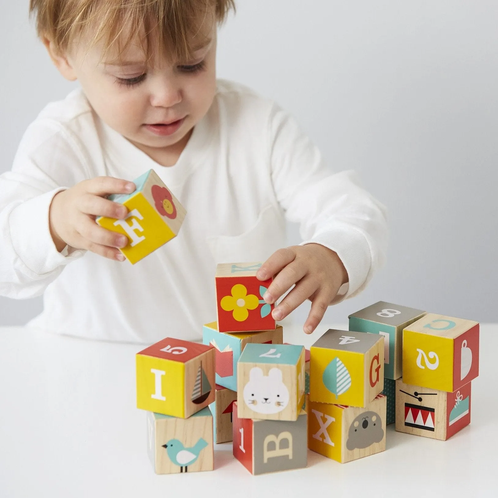 ABC Wooden Alphabet Blocks