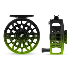 Abel SDF Ported Fly Reel - Black Green Fade