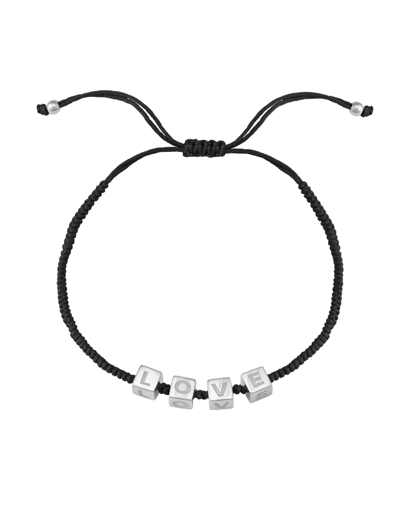 Alpha Block Bracelet - 925 Sterling Silver