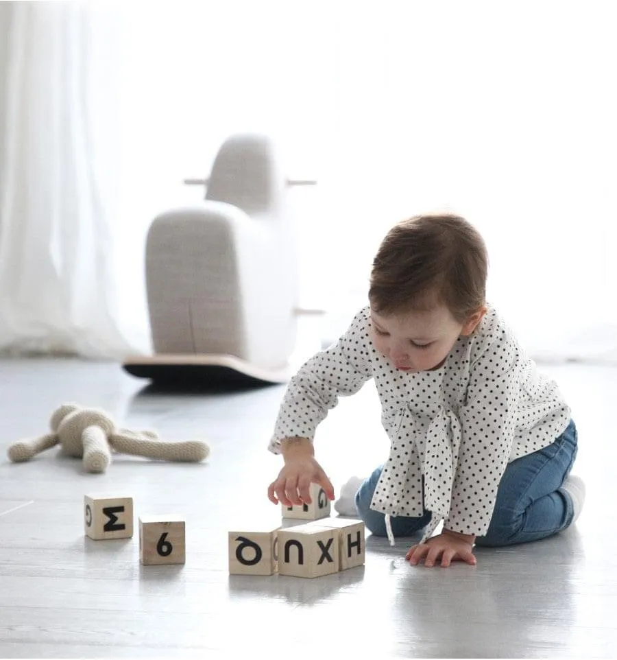 Alphabet Blocks | Black by Ooh Noo