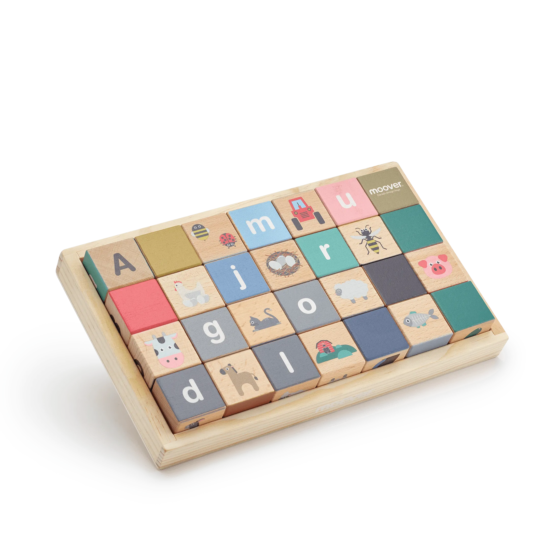 Alphabet blocks farm