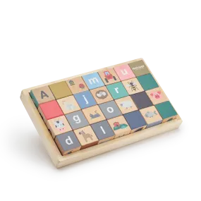 Alphabet blocks farm