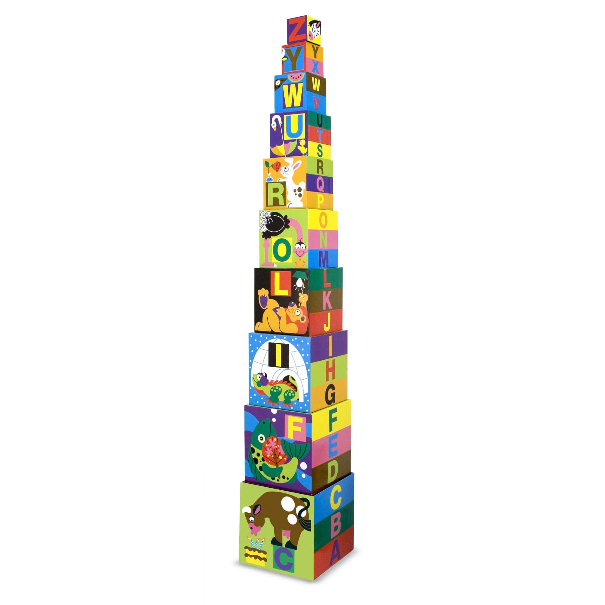 Alphabet Nesting and Stacking Blocks