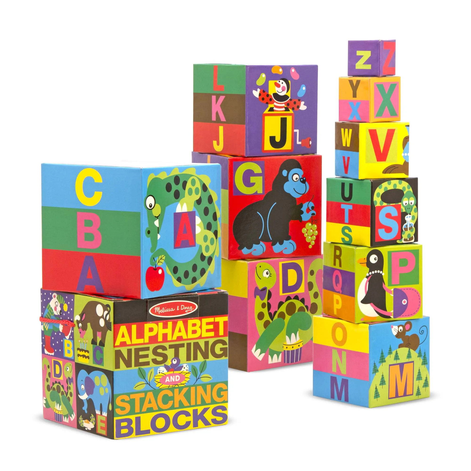 Alphabet Nesting and Stacking Blocks