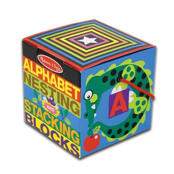 Alphabet Nesting and Stacking Blocks