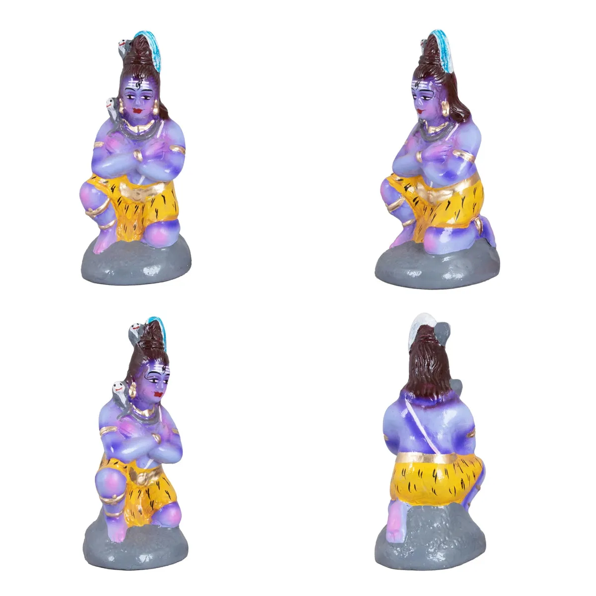 Arupadai Veedu Murugan Paper Mache Golu Bommai Set - 8 x 7 Inches | Giri Golu Doll/ Navaratri Golu Bomma/Gombe/Bommai