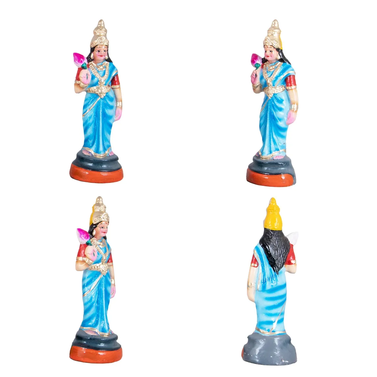 Arupadai Veedu Murugan Paper Mache Golu Bommai Set - 8 x 7 Inches | Giri Golu Doll/ Navaratri Golu Bomma/Gombe/Bommai