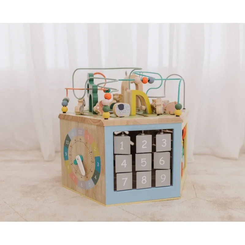 Bubble 7 in 1 Large Wooden Activity Centre