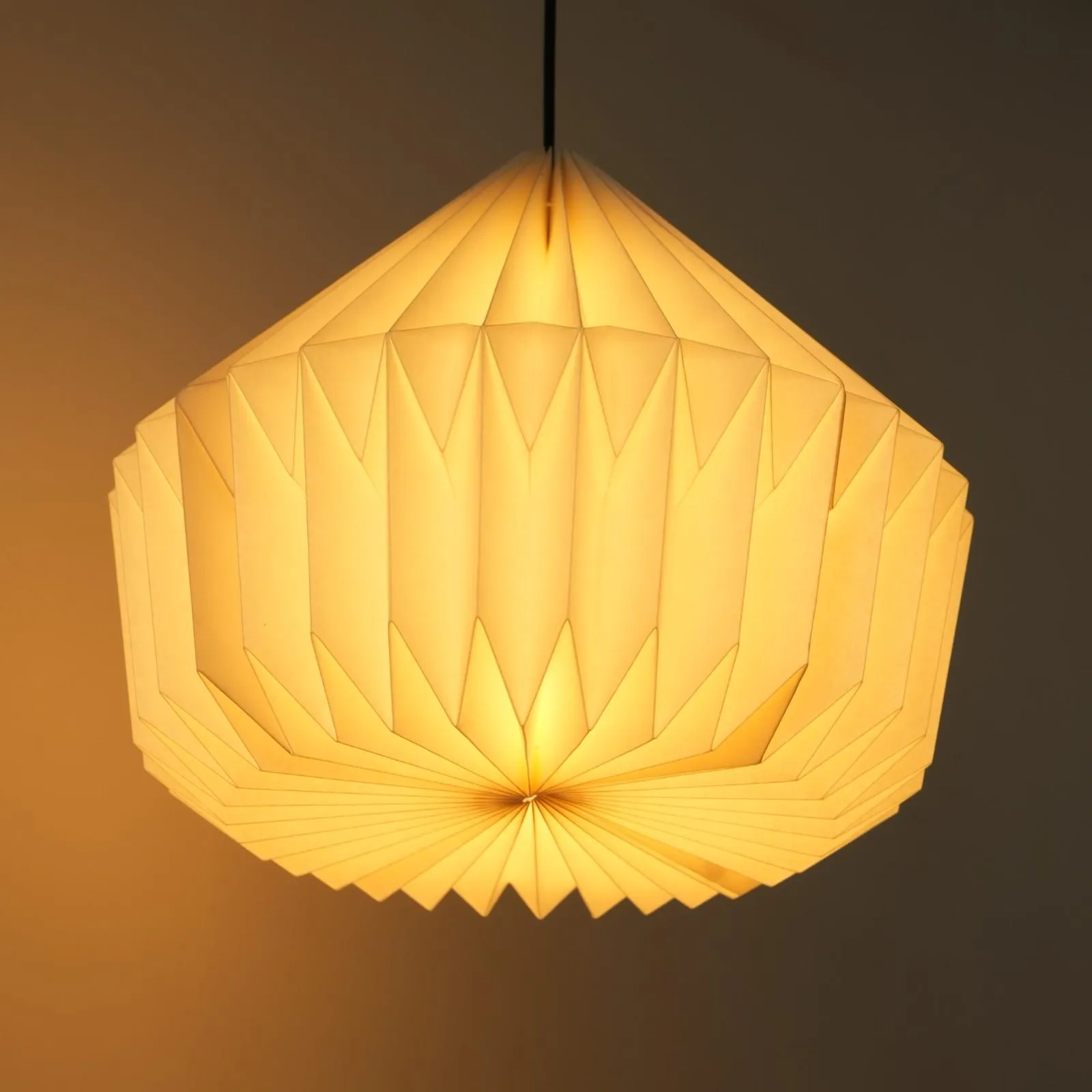 Canvas Origami Pendant Lamp