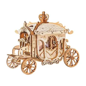 DIY 3D Classic Carriage Wooden Puzzle | Kidstoylover