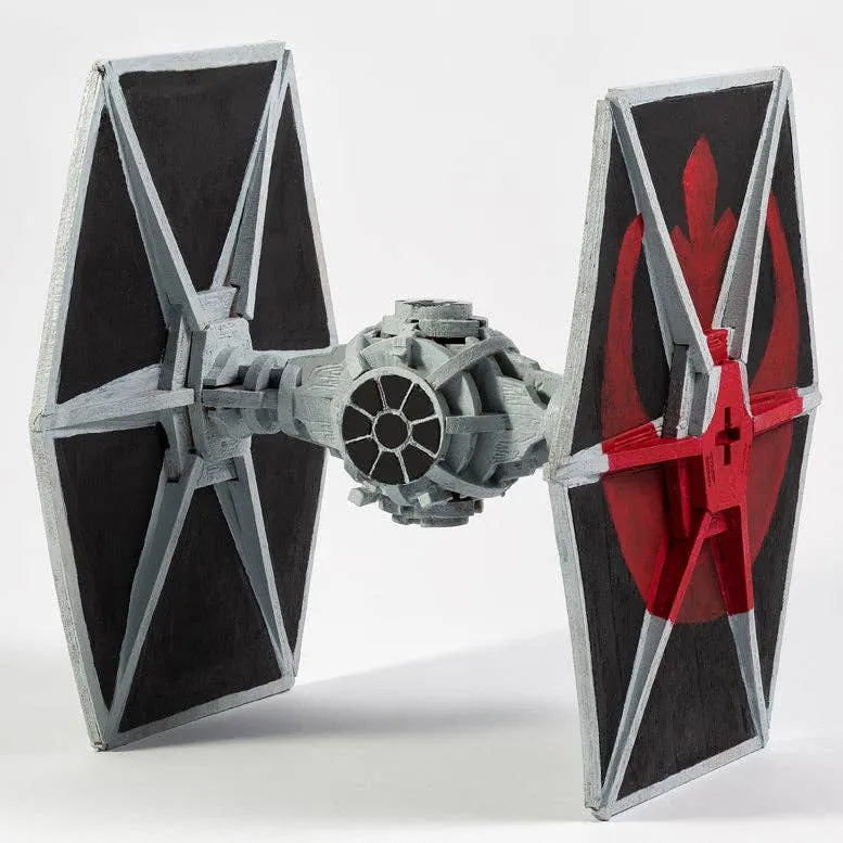 IncrediBuilds: Star Wars: TIE Fighter 3D Wood Model