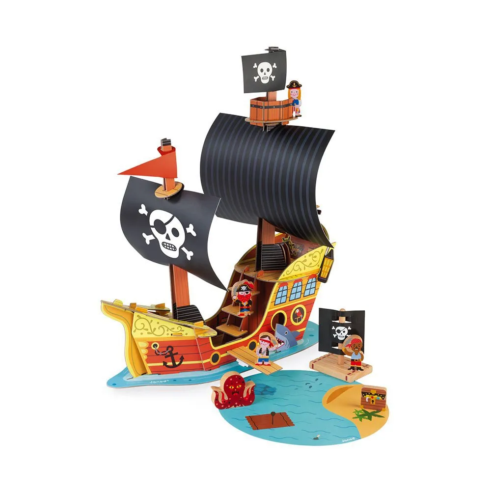 Janod Story Pirate Ship