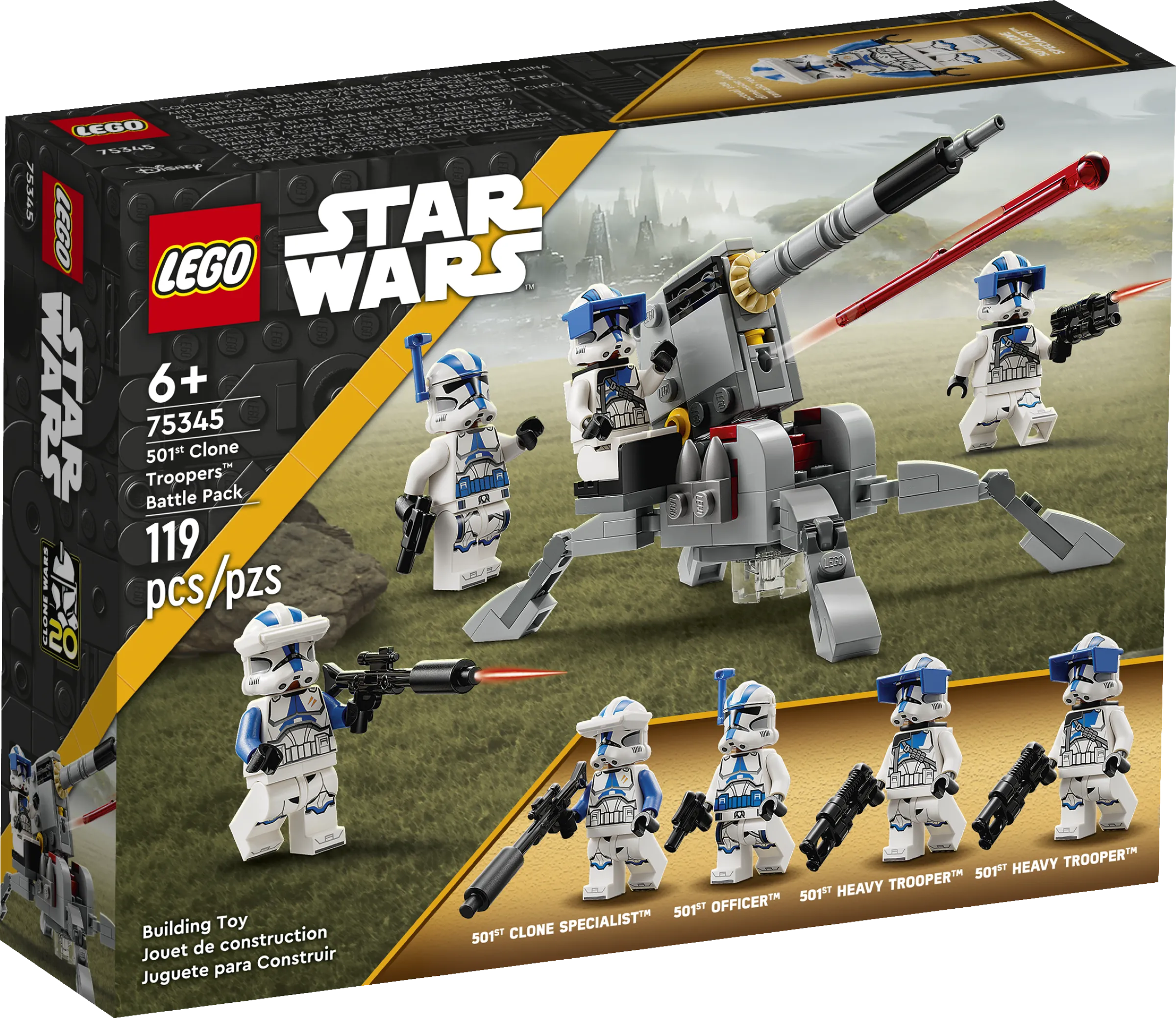 LEGO® Star Wars 501st Clone Troopers™ Battle Pack 75345