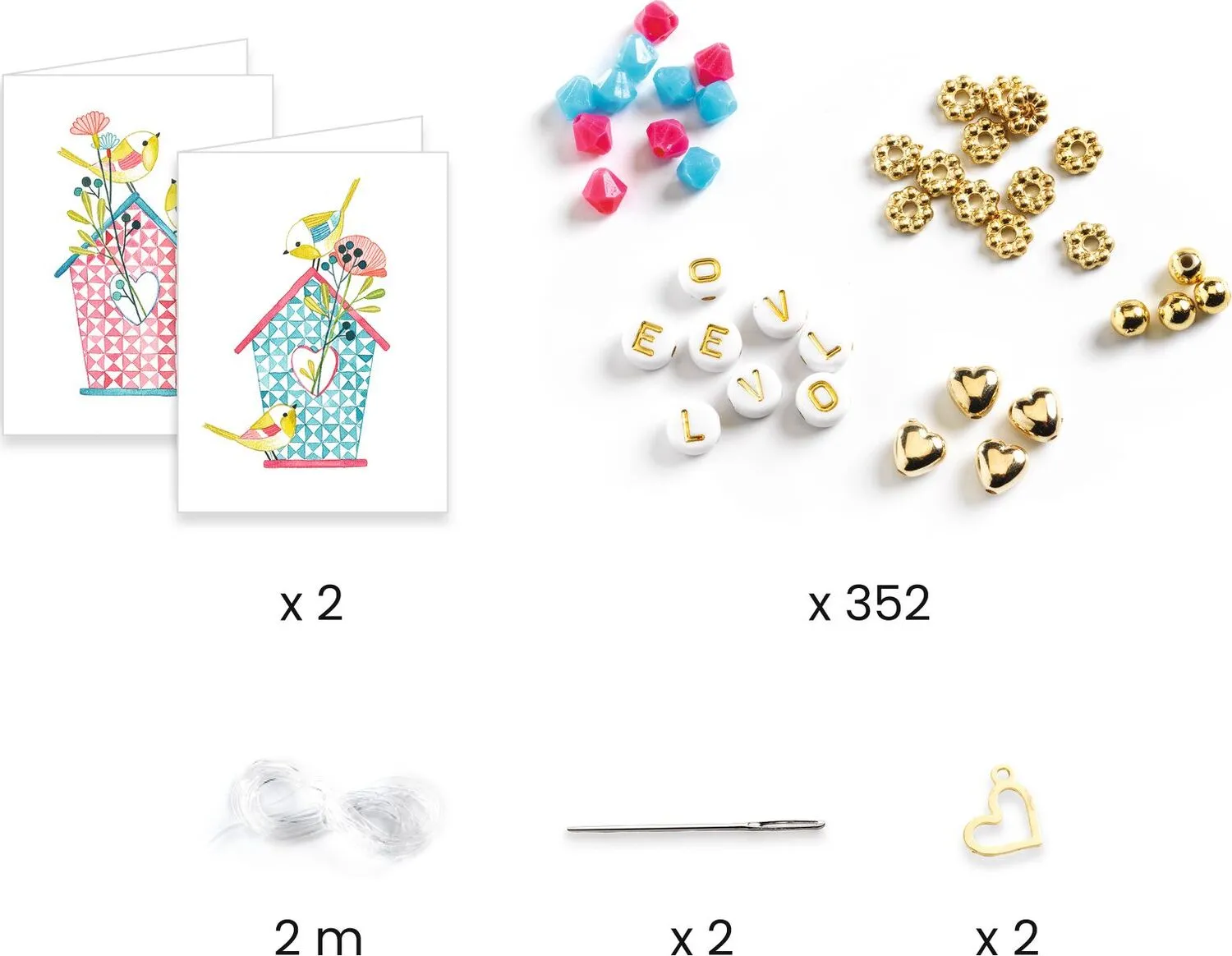 Love Letters Beads & Jewelry Kit