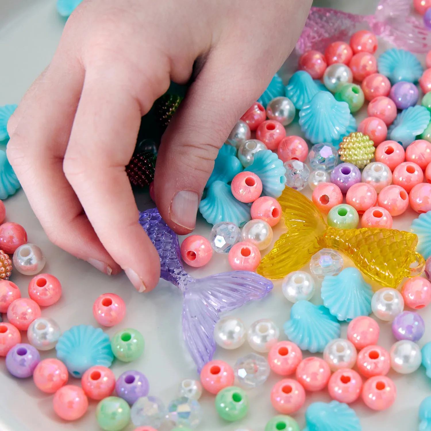 Mermaid Bead Jewelry Jar