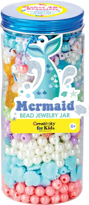 Mermaid Bead Jewelry Jar