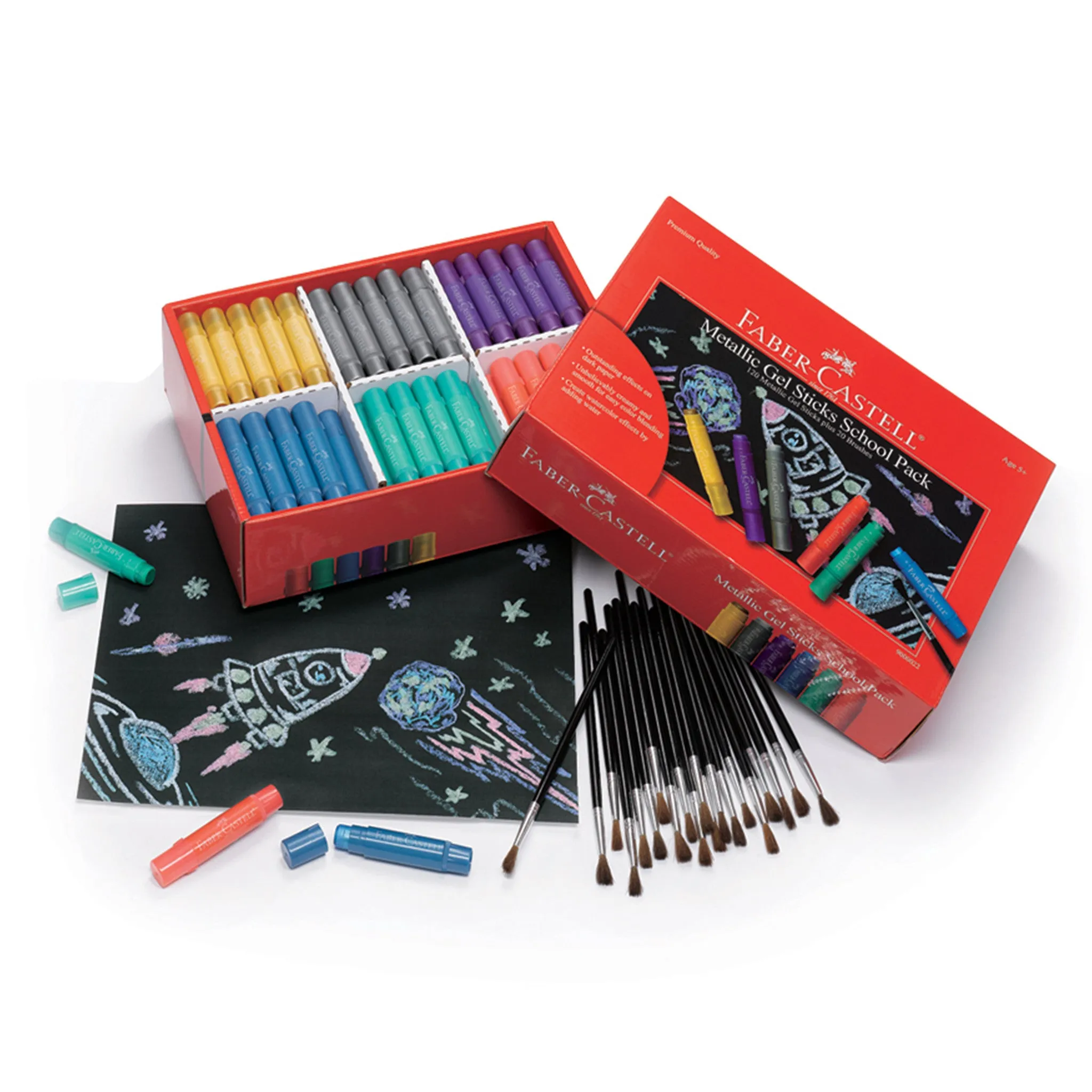 Metallic Gel Stick School Pack - #900022