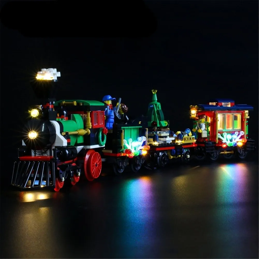 MOC  Compatible  LED Light Kit for 10254  Winter Holiday Train Building Blocks Set (NOT Include The Model) toys