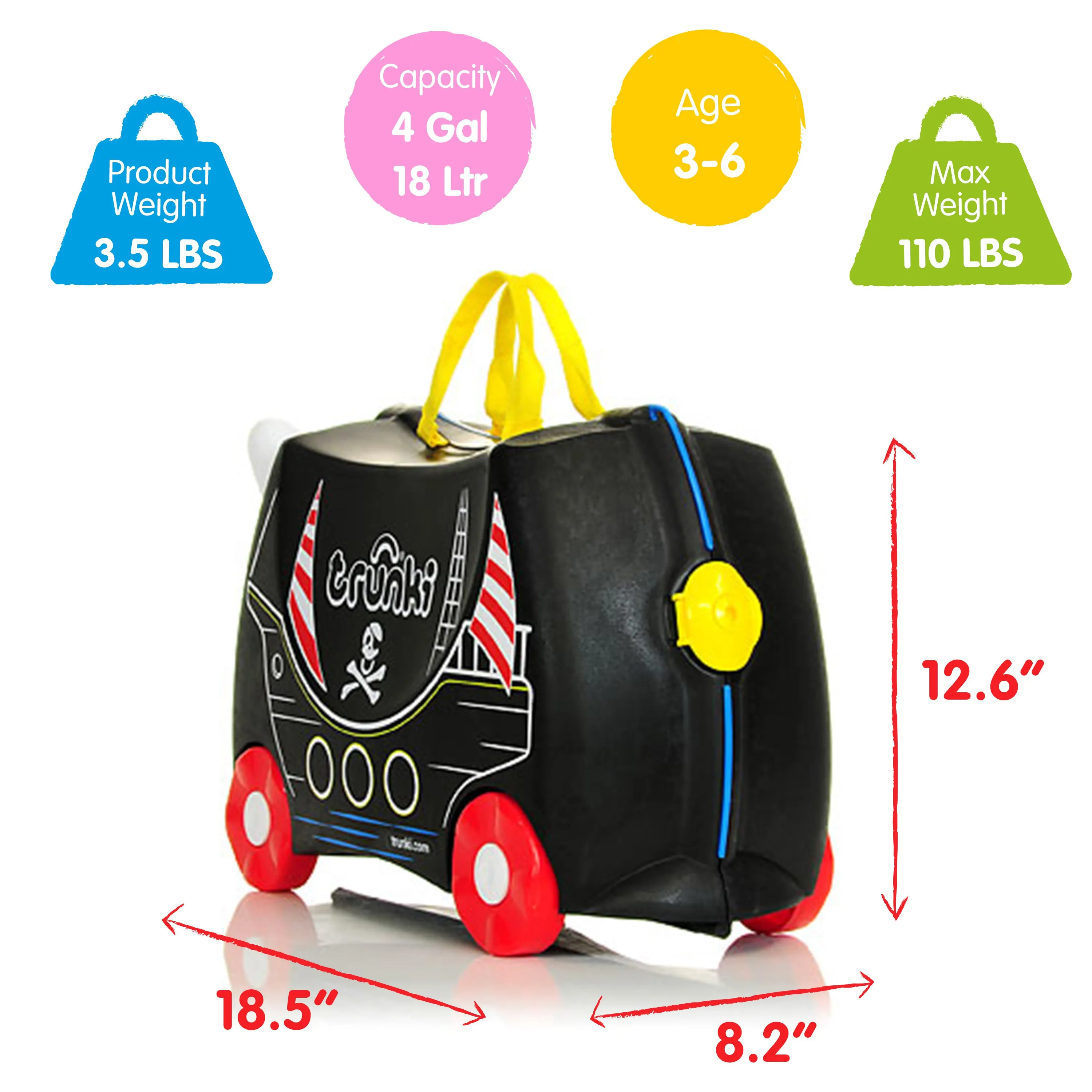 Pedro the Pirate Ship Trunki