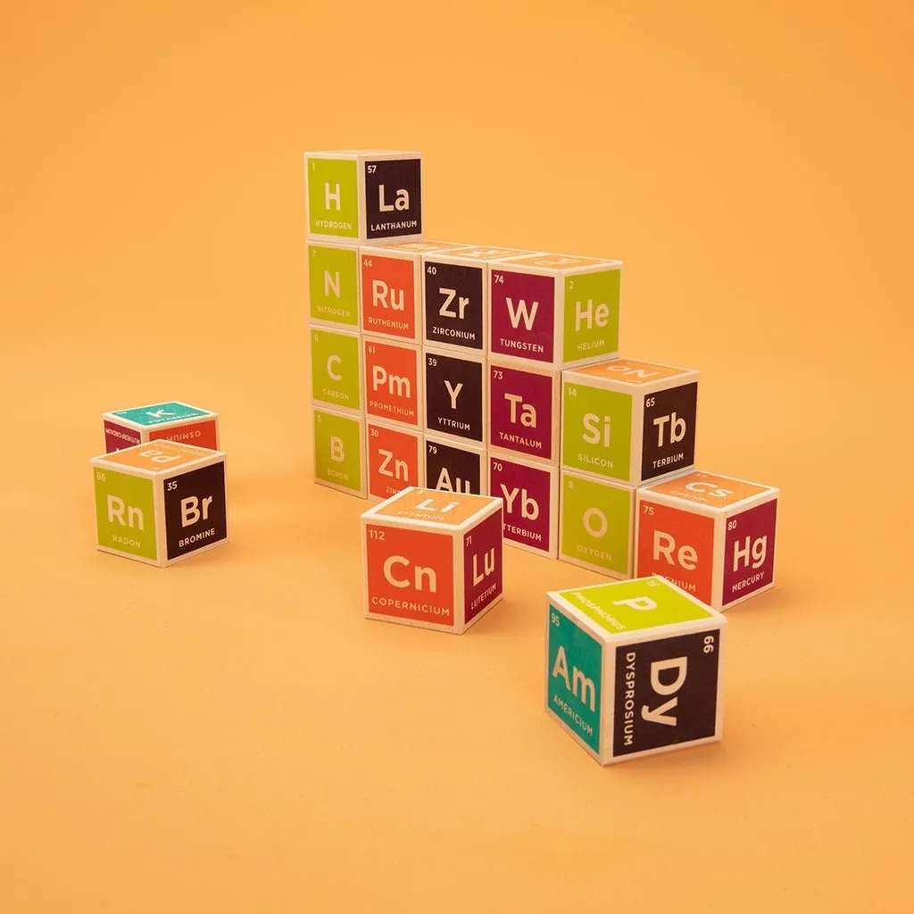 Periodic Table Wooden Block Set