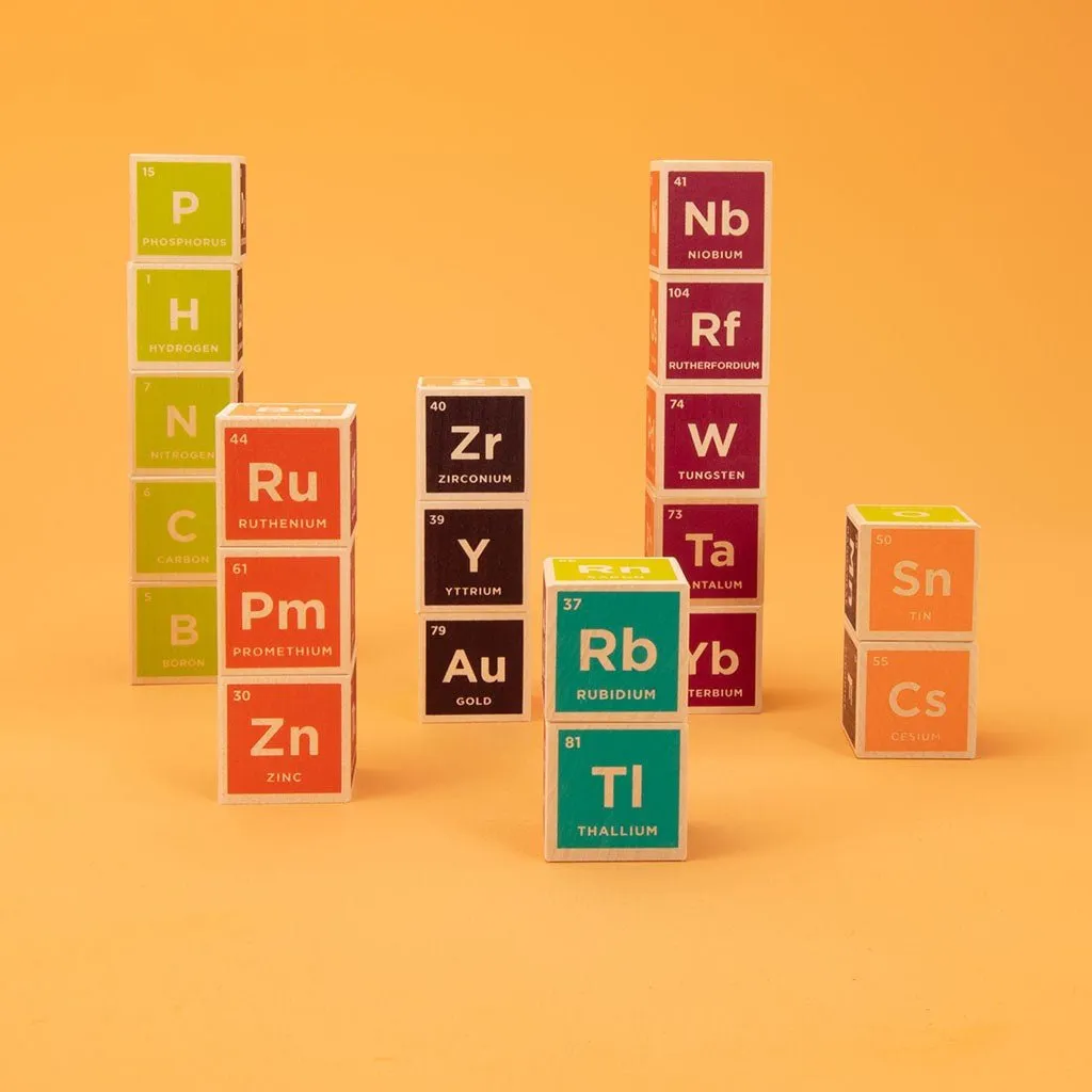 Periodic Table Wooden Block Set