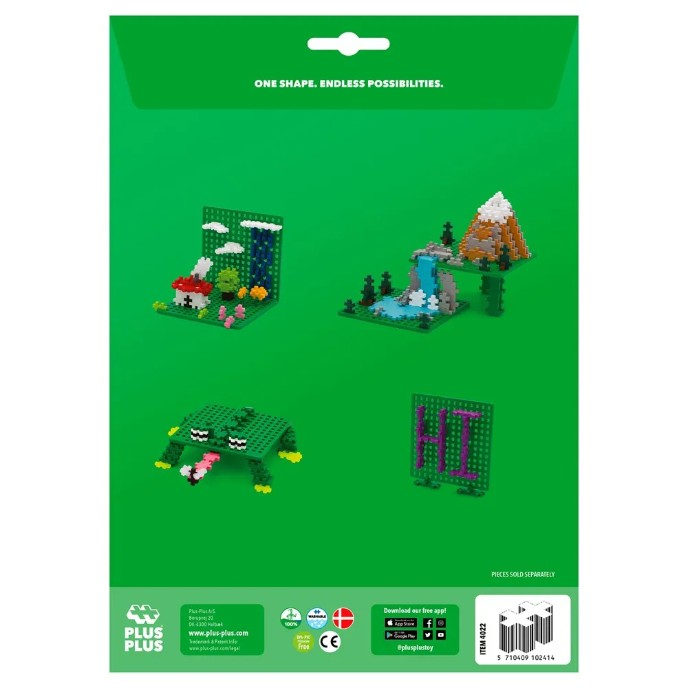 Plus-Plus - Baseplates - Green