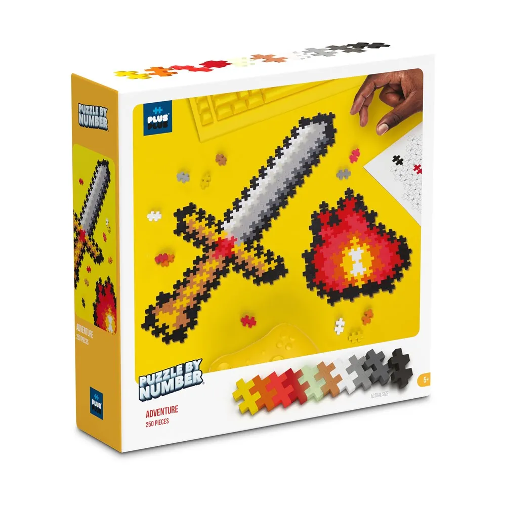 Plus-Plus - Puzzle by Number - Adventure 250pcs