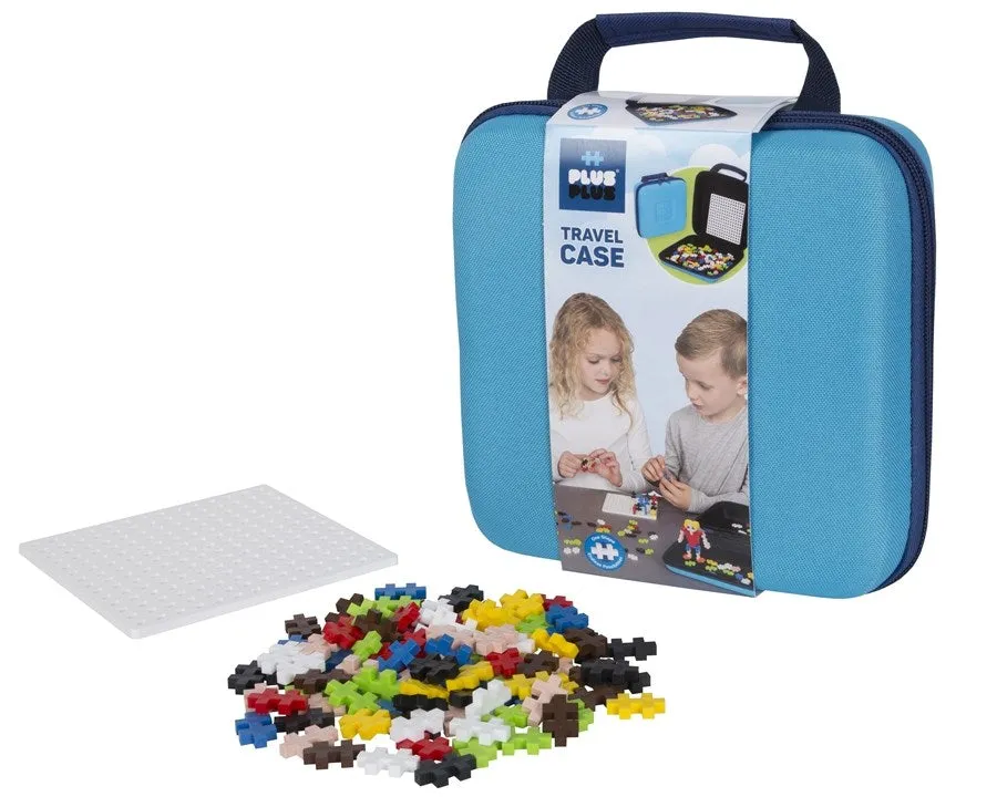 Plus-Plus - Travel Case - 100 pcs - Blue