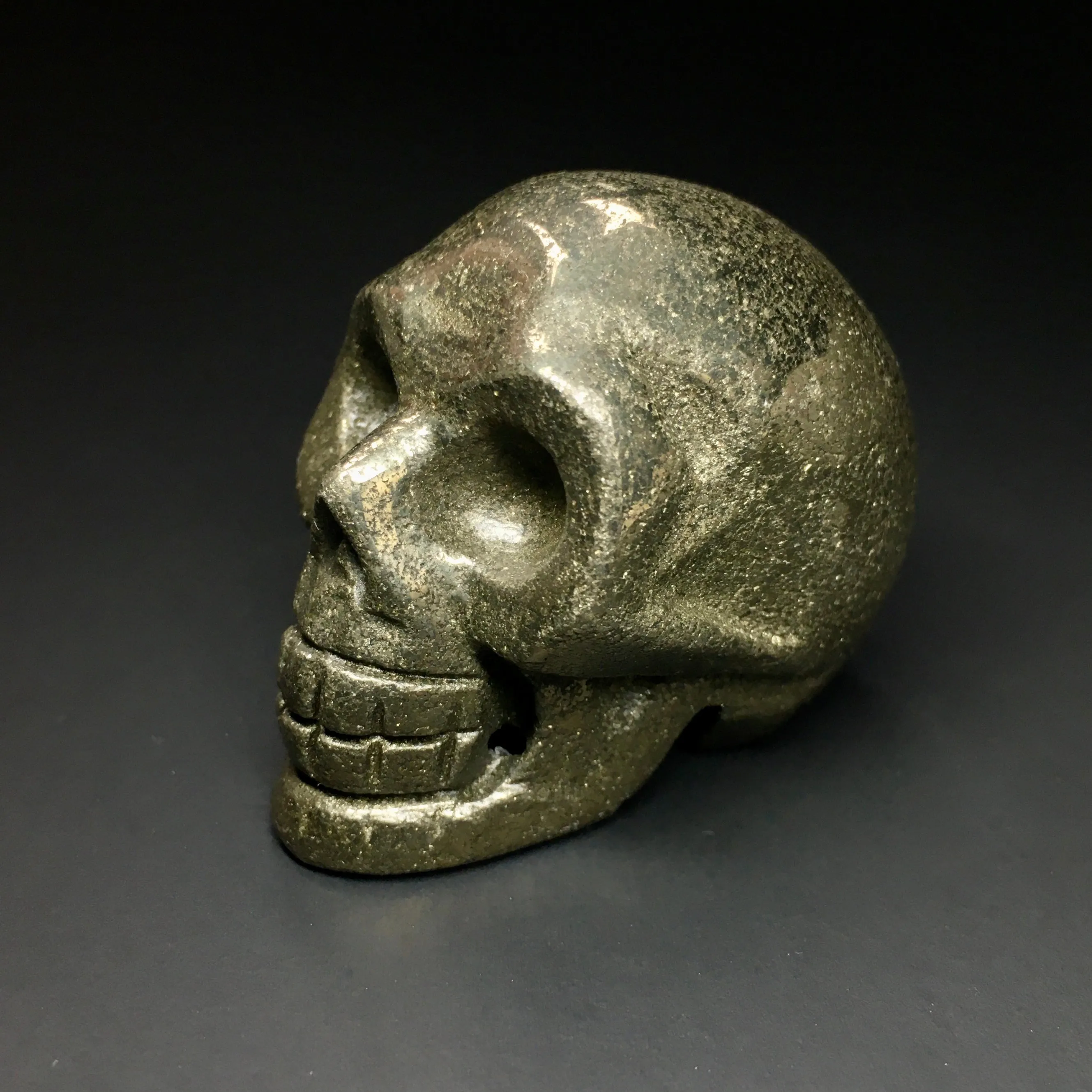 Pyrite Skull