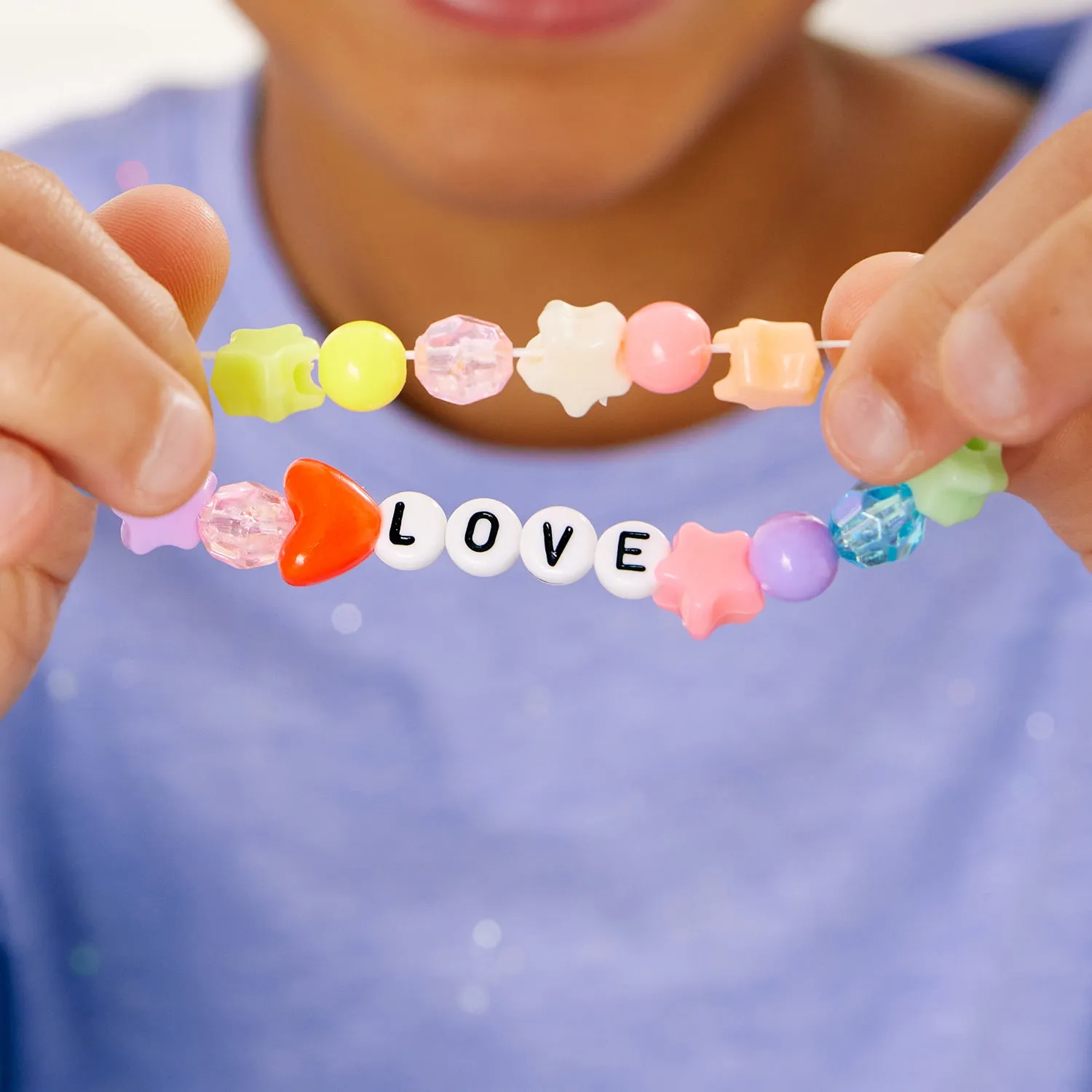 Rainbow Bead Jewelry Jar