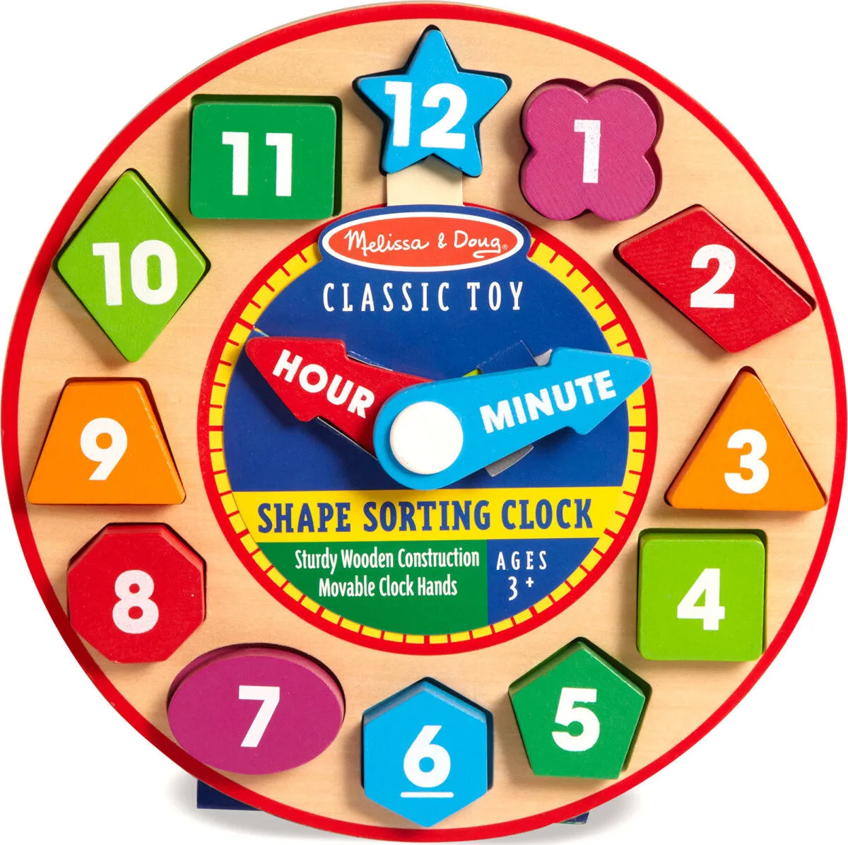 Shape Sorting Clock