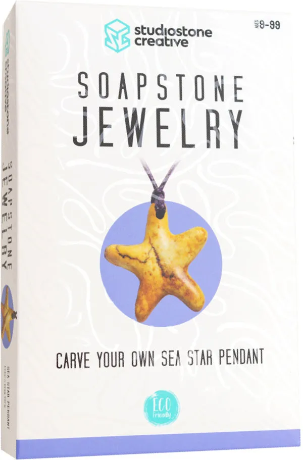 Soapstone Jewelry Carve Your Own Sea Star Pendant