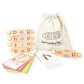 Spin-and-Read Phonetic Reading Blocks | Box-Free Set