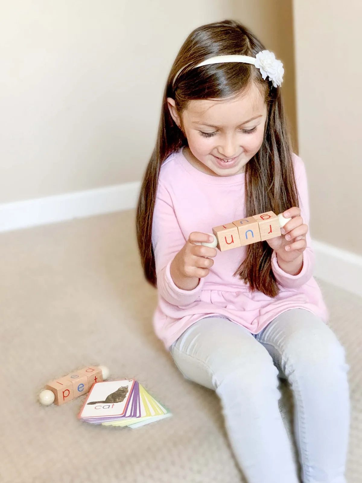 Spin-and-Read Phonetic Reading Blocks | Box-Free Set