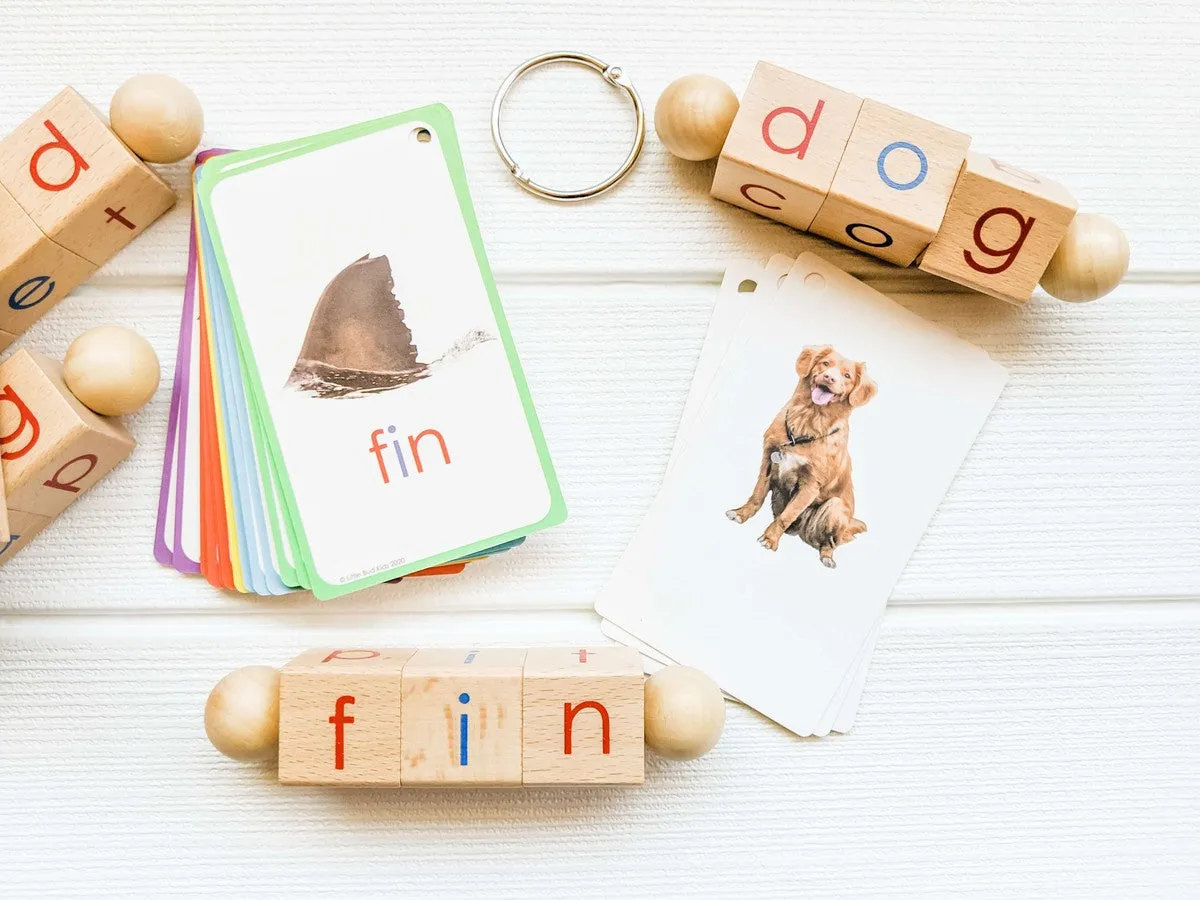 Spin-and-Read Phonetic Reading Blocks | Box-Free Set