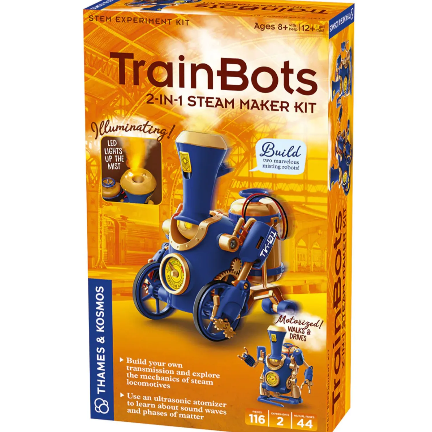 Train Bots: 2 in 1 Steam Maker