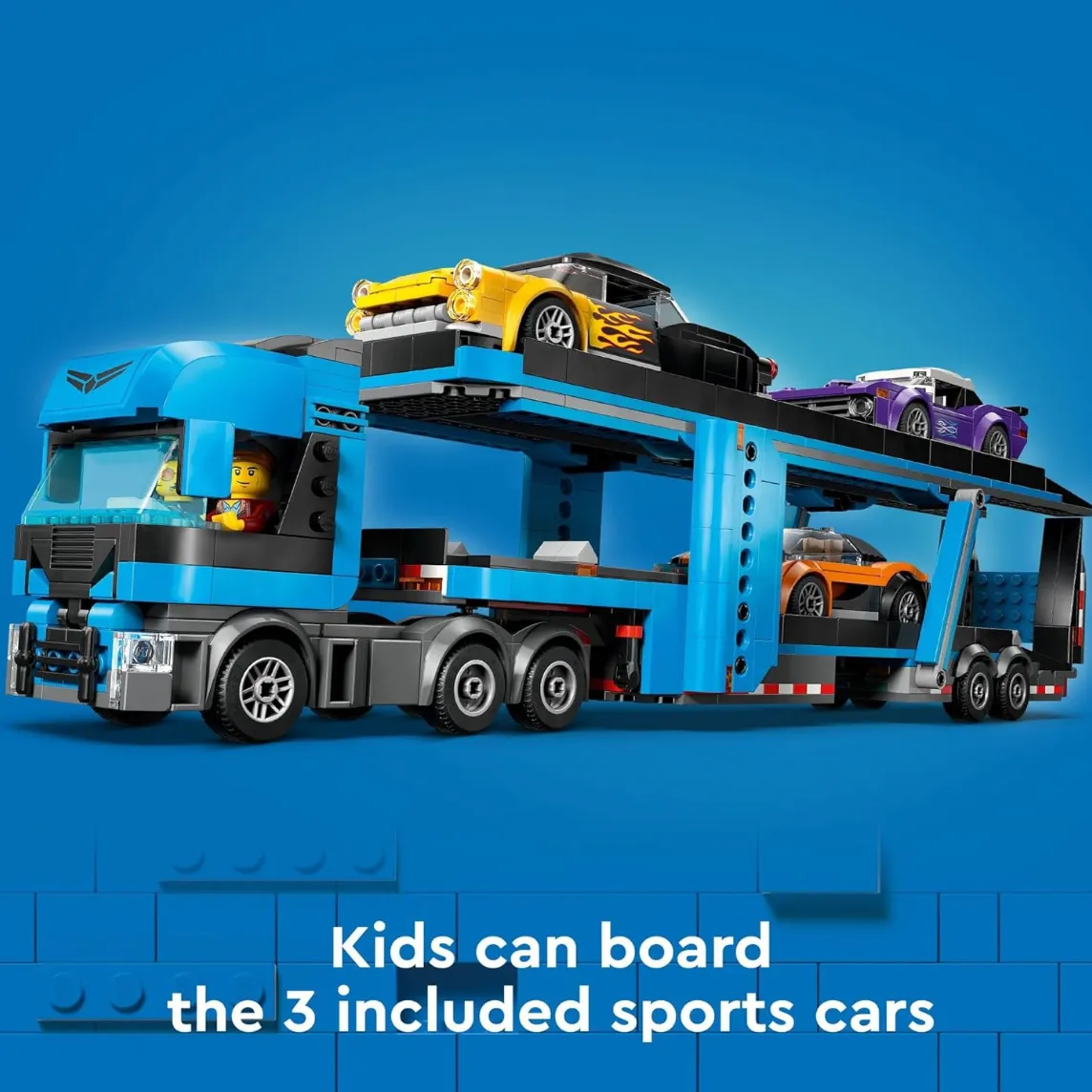 Transporter Truck with Cars