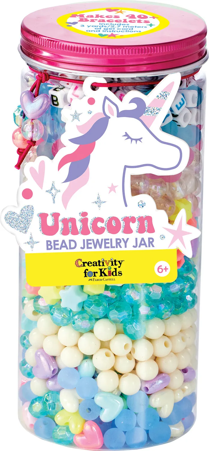 Unicorn Bead Jewelry Jar